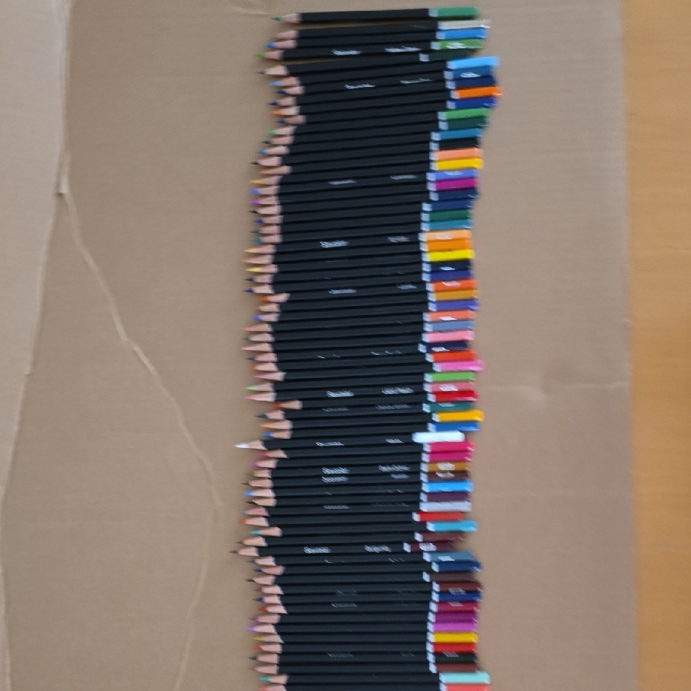 Soucolor Colored 72 Pencil Set, Set of 90 Prismacolor Pencils with pencil case